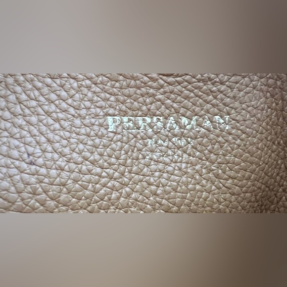 PERSAMAN New York Slouchy Leather Tote w/ Bow - Picture 2 of 10